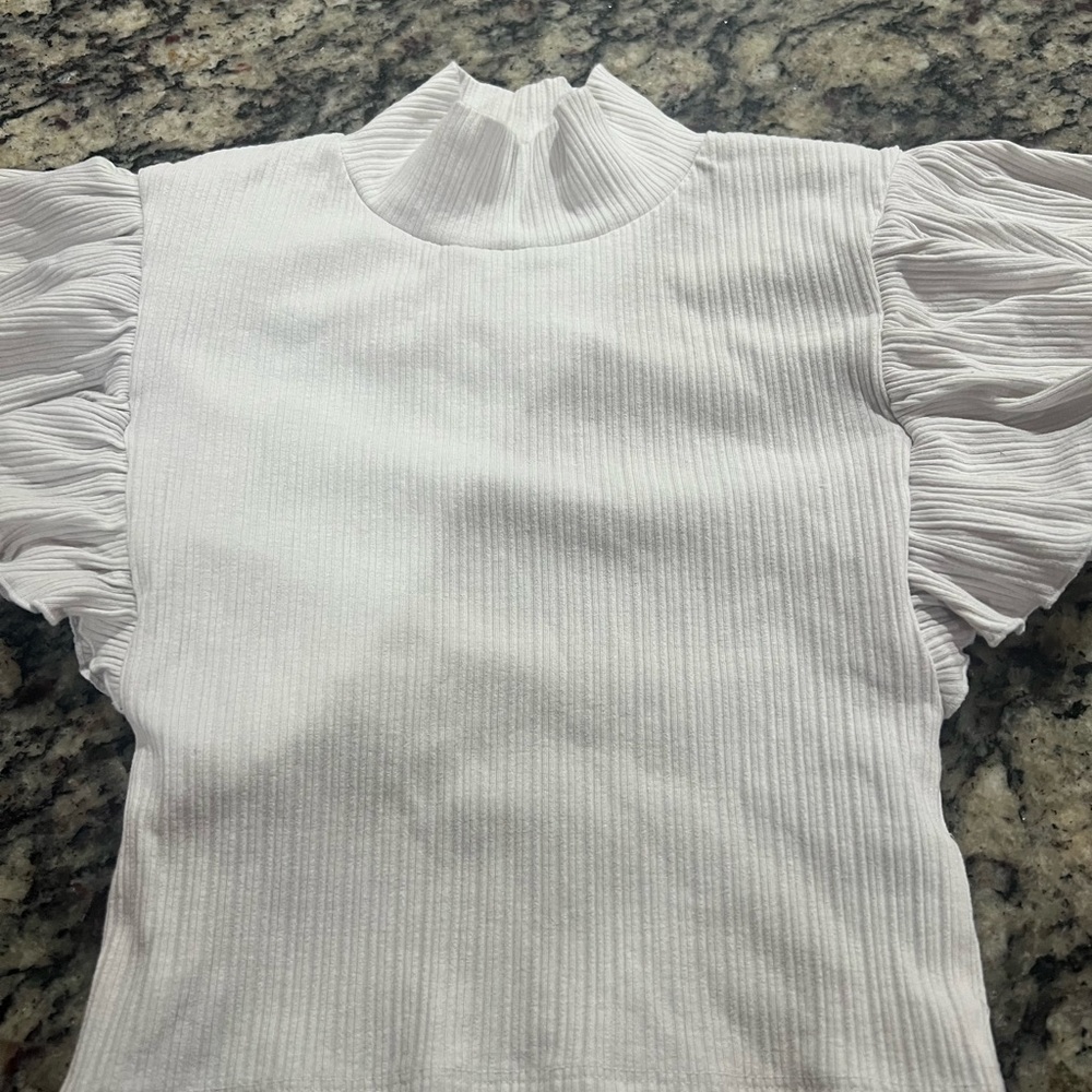 White Zara shirt